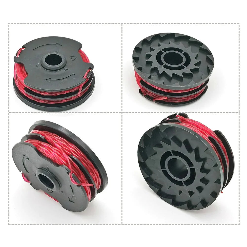 3PCS Replacement Spools for Hyper Tough / Worx Lawn Trimmer Wire Reels - 5