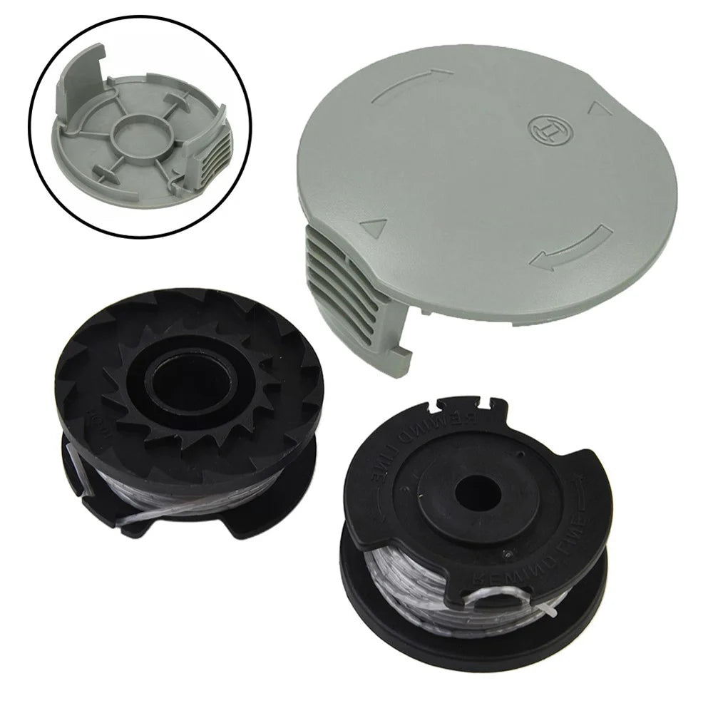 Mower Spool + Cover Set for Bosch Easy GrassCut18-230 Lawnmower Gardening Trimmer Parts - 2