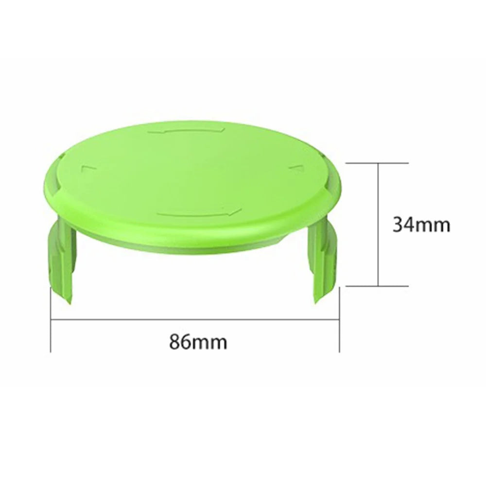 4Pcs Plastic Spool Cap for Greenworks 21272 / 21212 Lawn Mower Replacement Part, 3410468 - 6