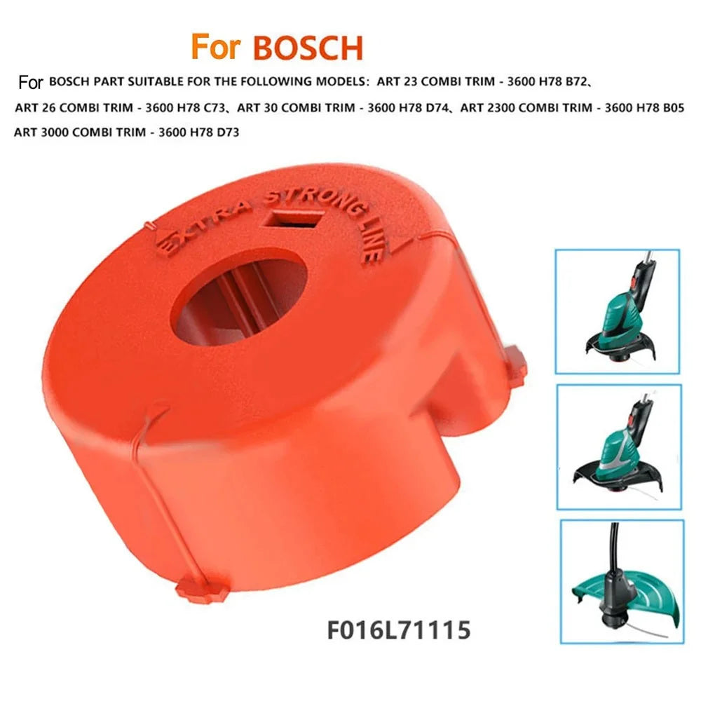 1Pc Spool Cap for Bosch ART 3000 Combitrim / 2300 Combitrim / 30 Combitrim Lawn Mower Replacement Part, F016L71115 - 6