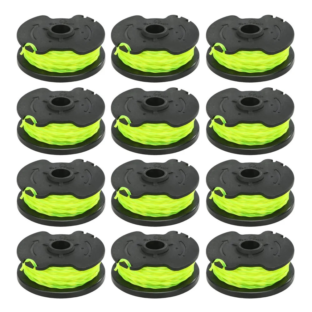 HT19-401-004-20 12Pcs Replacement Spool Mower Accessory for Hyper Tough 40V Max String Trimmer / HT19-401-004-20 / HT21-401-002-04 (2022) - 1