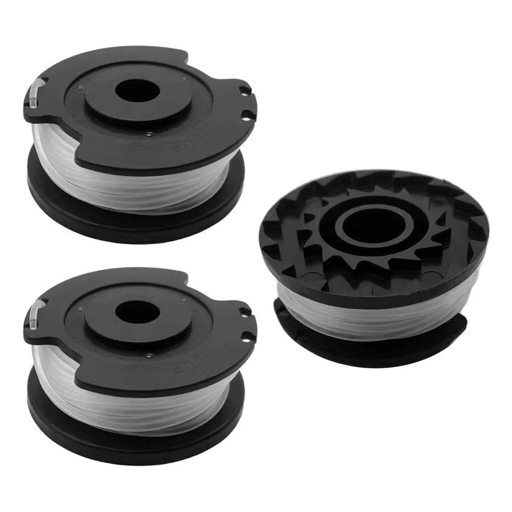 RS3030 3Pcs Replacement Spool for LawnMaster CLGT1810S01 / CLGT2412 / CLGT2410 Mower Accessory - 1