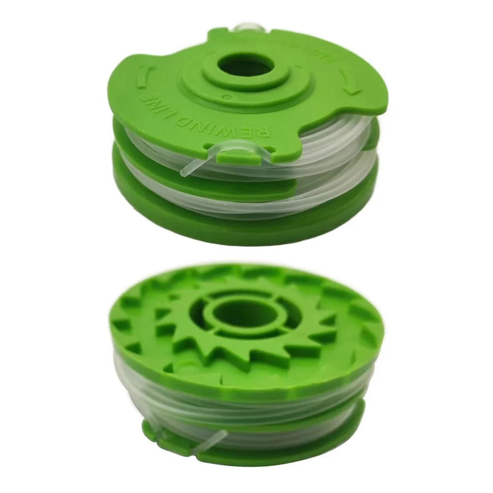 RS90111 2Pcs Replacement Spool for Earthwise ST00011 / ST00013 / ST00015 / ST00113 / ST00115 Mower Accessory - 1