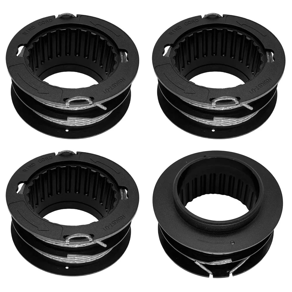 2905303 4Pcs Replacement Spool for Kobalt KST 130X / KST 130X-06 40V String Trimmer Mower Accessory - 1