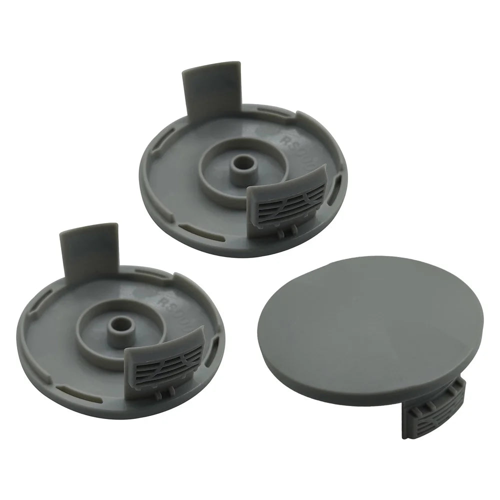 RAC122 3Pcs Replacement Spool Cap for Ryobi RLT4027 / RLT4125 / RLT5027 / RLT6030 / RLT5127 / RLT6130 Mower Accessory - 1
