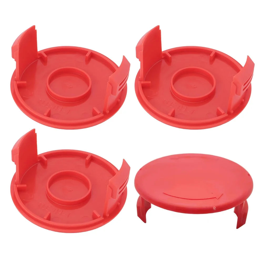 TLE-03-1 4Pcs Replacement Spool Cap for Einhell GE-CT 18 / 28 Li / GE-CT 18 / 28 Li TC Lawn Trimmer Accessory - 1