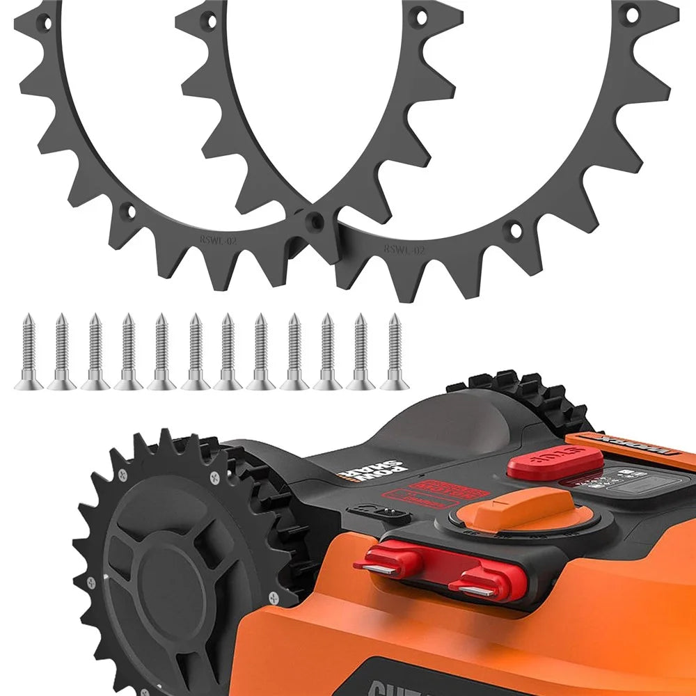 RSWL-02 For Worx Landroid L WR155E / WR153E Lawn Mower 2 Spikes + 14 Self-Tapping Screws - 3