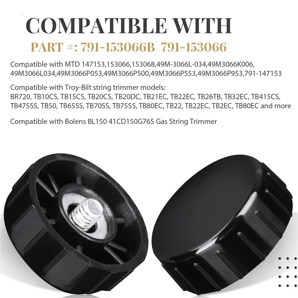 4Pcs for MTD Lawn Mower Bump Knob Assembly Replacement Part, 791-153066 / 791-153066B - 5