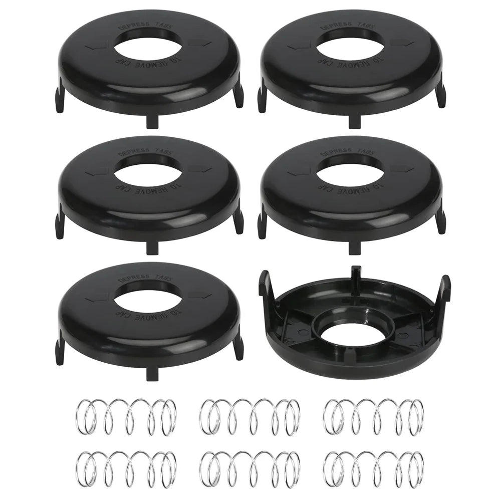 For Toro 51256 / 51301 Lawn Mower Replacement Parts Set 6Pcs 73-8200 Mower Cover + 6Pcs 73-8220 Spring - 1