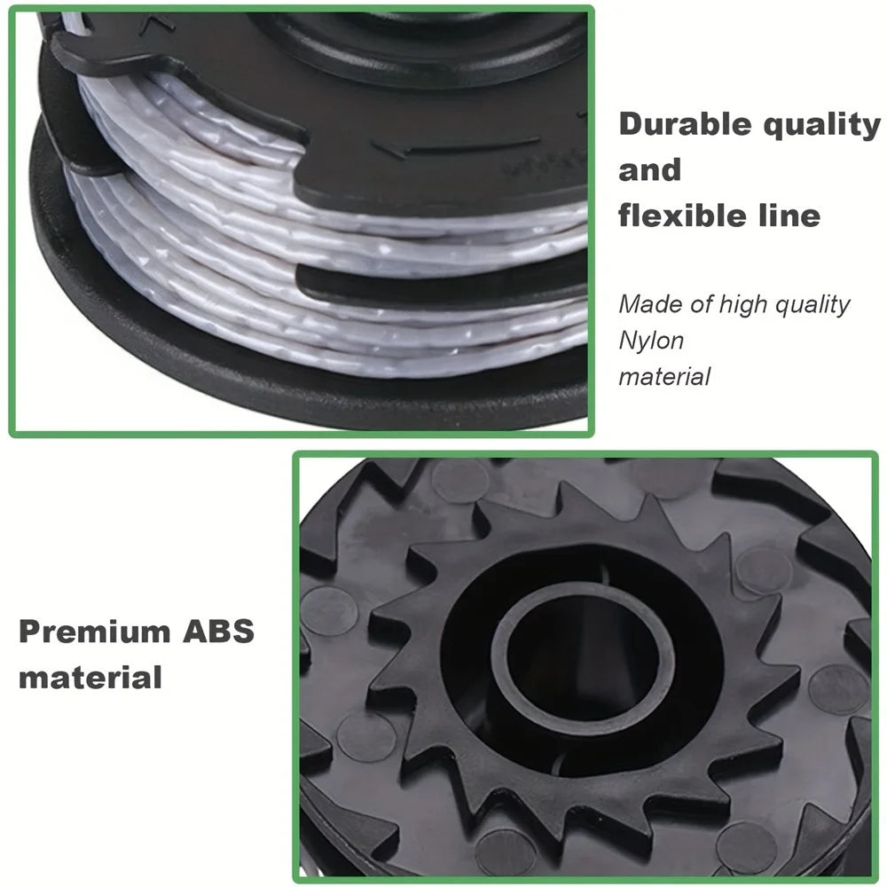 6Pcs F016800351 Mower Spool Set for Bosch ART 30-36 LI / ART 24 / ART 30 Lawn Mower Trimmer Spool - 6