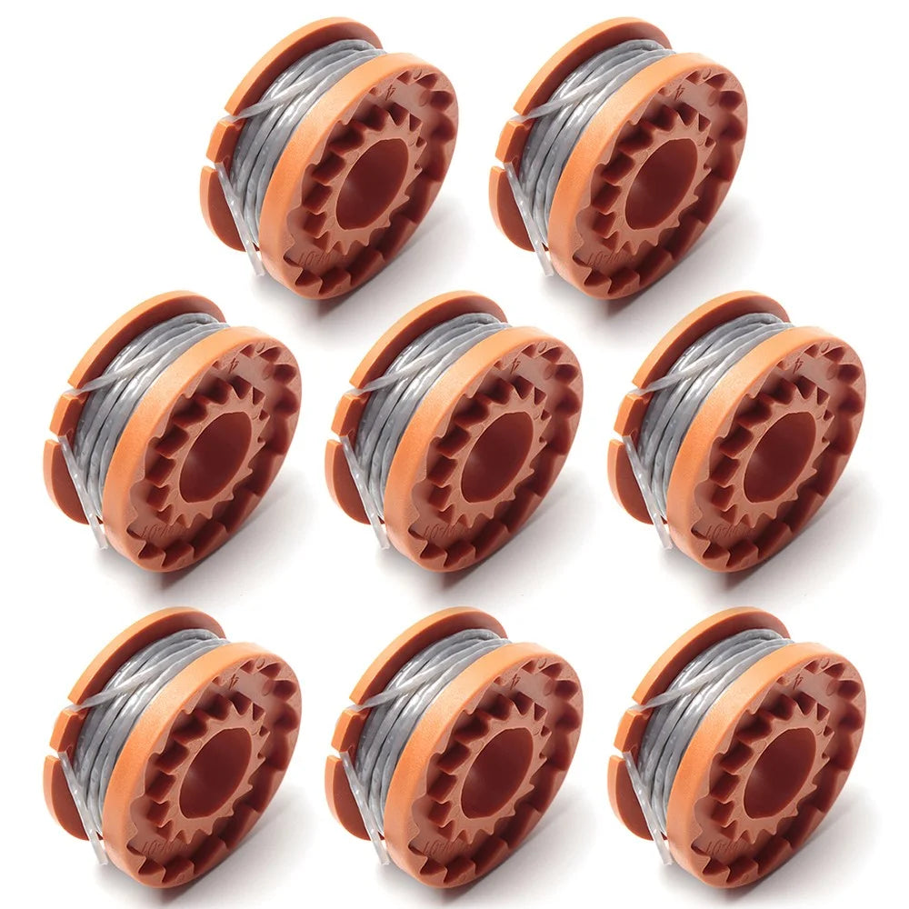 8Pcs For Spear and Jackson / Mac Allister / Qualcast / Worx Lawn Mower Replacement Line Spool - 1