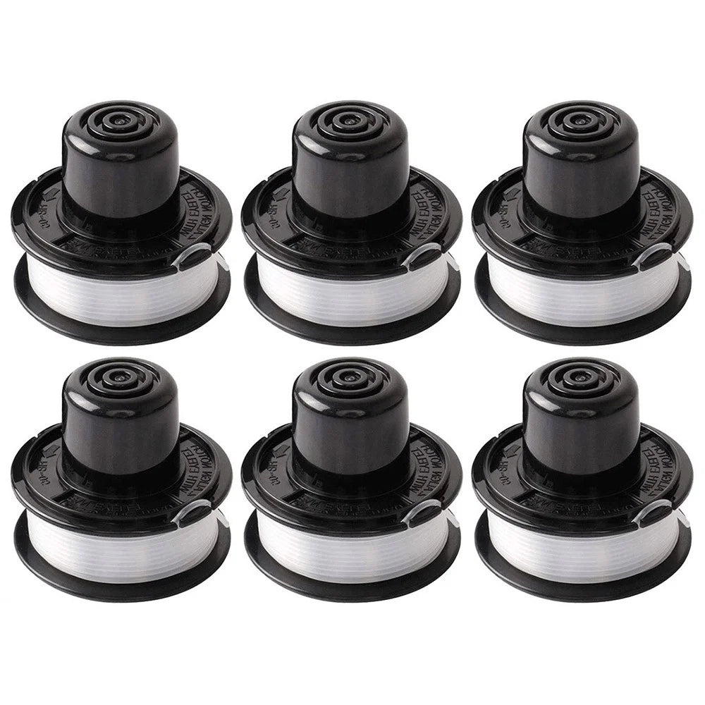 6PCS RS-136-BKP Spools Replacement Parts for Black & Decker Lawn Mower - 1