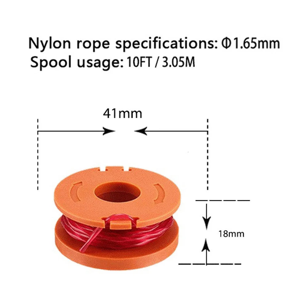 4PCS Nylon Wire Rope for Worx Lawn Mower Replacement Spool WA0010 - 7