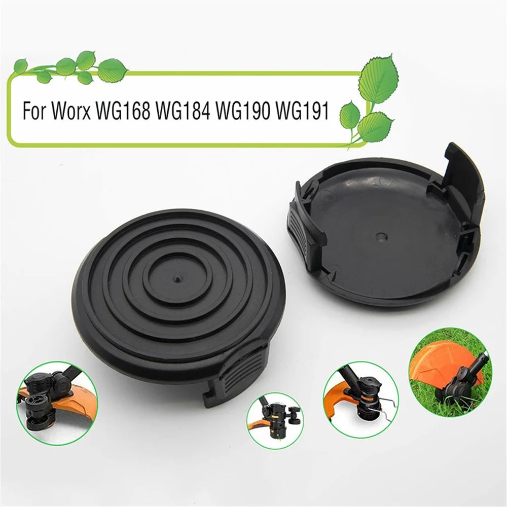 6Pcs WA0037 Grass Trimmer Spool Cover Caps for Worx WG168 / WG184 / WG190 / WG191 - 5