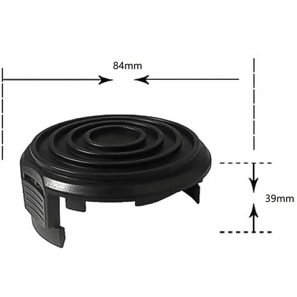 2Pcs WA0037 Replacement Spool Caps for Worx WG168 / WG184 / WG190 / WG191 Lawn Trimmer Thread Cover - 7