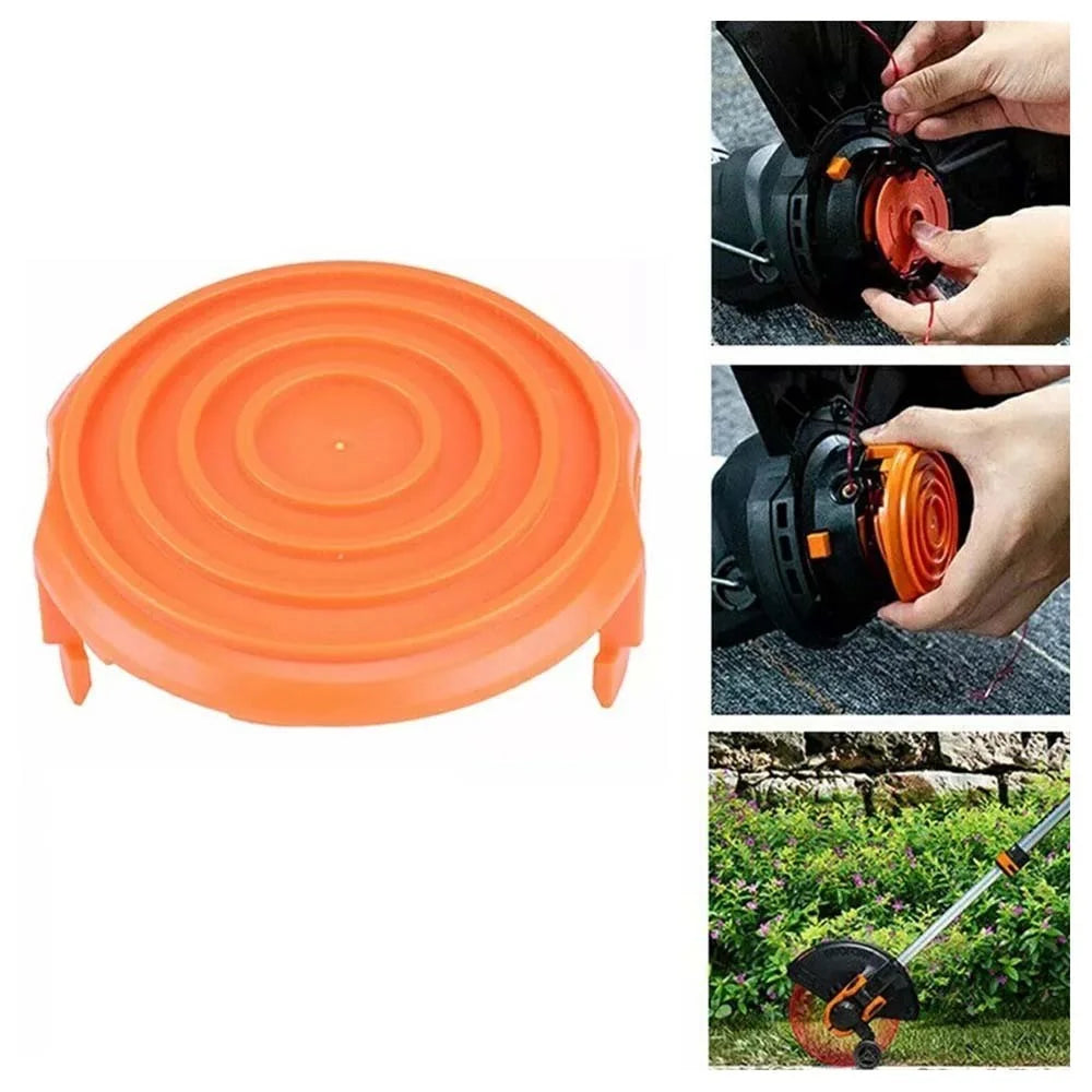 3PCS For Worx Lawn Mower Spool Cover Lid 50019417 Wire Reel ABS Cap - 6
