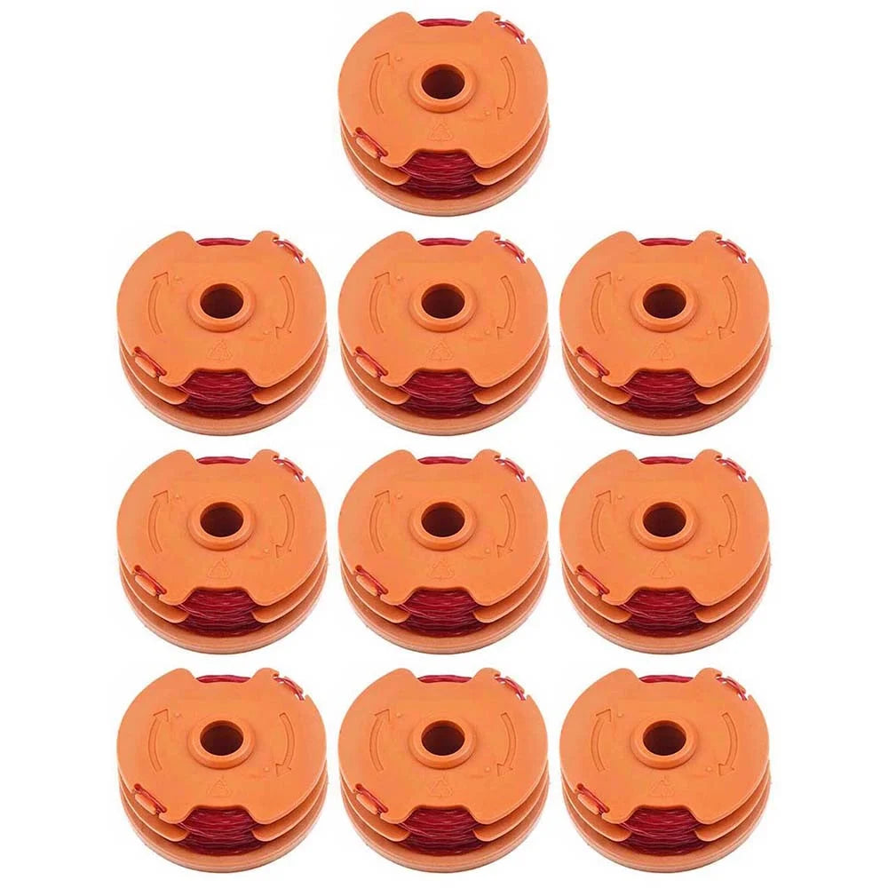10PCS Lawn Trimmer Wire Reels for Worx Lawn Mower Spools WA0007 - 1