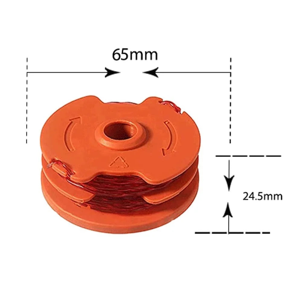 10PCS Lawn Trimmer Wire Reels for Worx Lawn Mower Spools WA0007 - 6