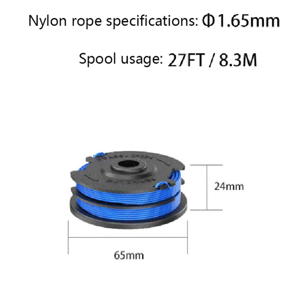 1Pc For Greenworks Lawn Mower Replacement Nylon Rope Line Spool, 29082 / 29242 - 7