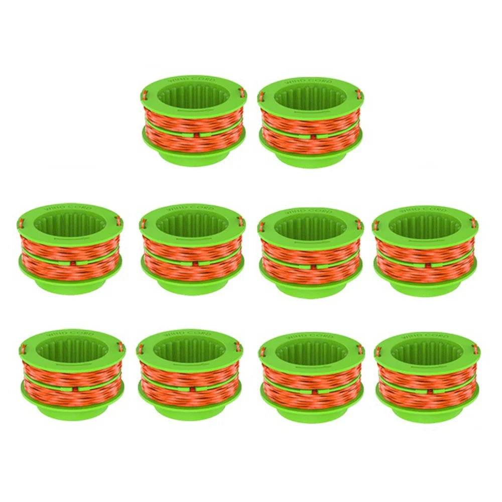 10Pcs 15ft / 4.6m Line Spools for EGO POWER+ 15-inch Lawn Mower ST1500 / ST1500-S / ST1502, AS1300 - 1