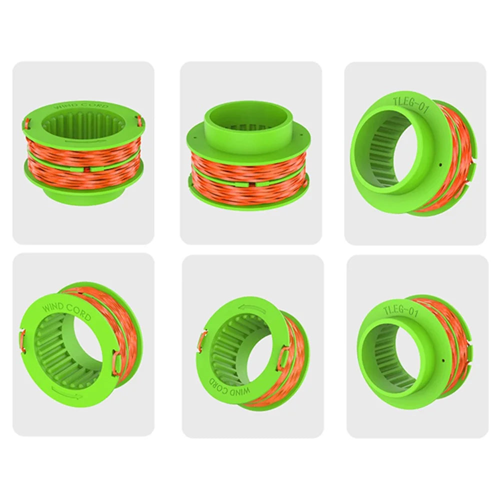 10Pcs 15ft / 4.6m Line Spools for EGO POWER+ 15-inch Lawn Mower ST1500 / ST1500-S / ST1502, AS1300 - 4