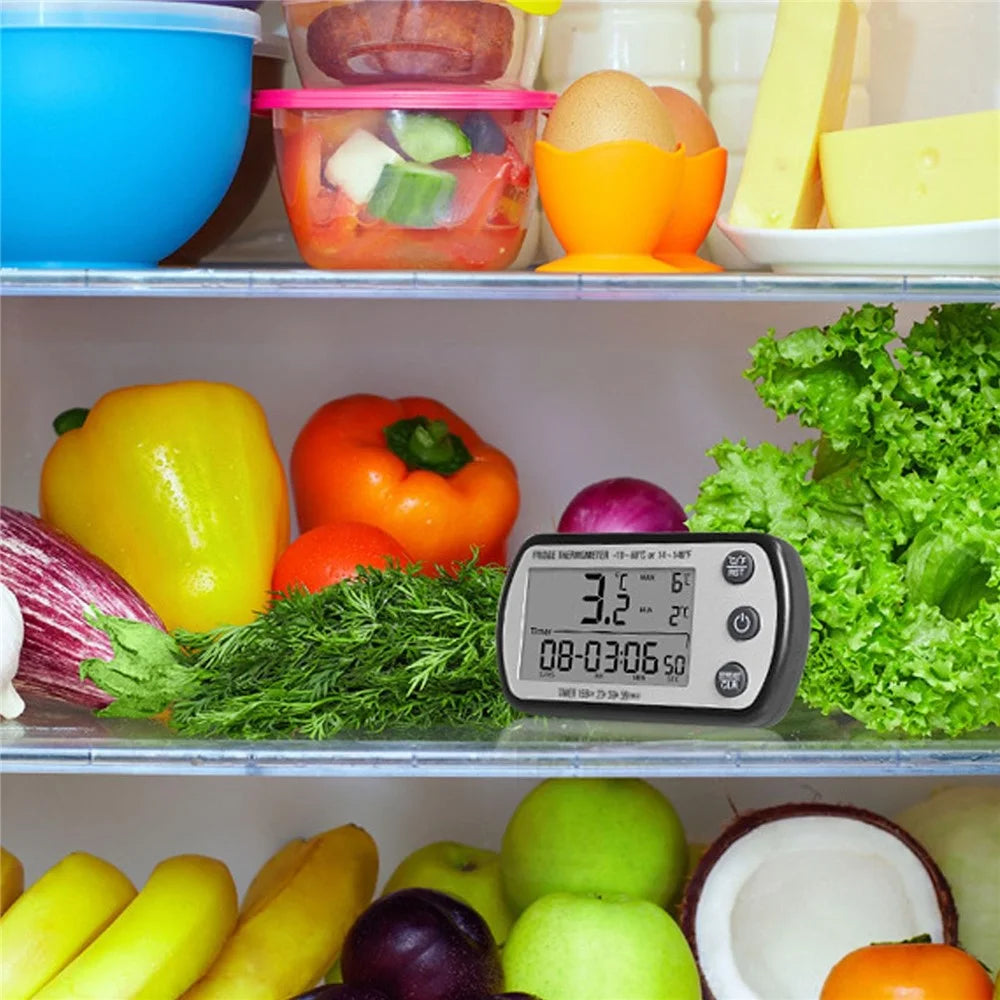 Magnetic Suction Digital Thermometer Refrigerator Food Preservation Electronic Temperature Tester - 2