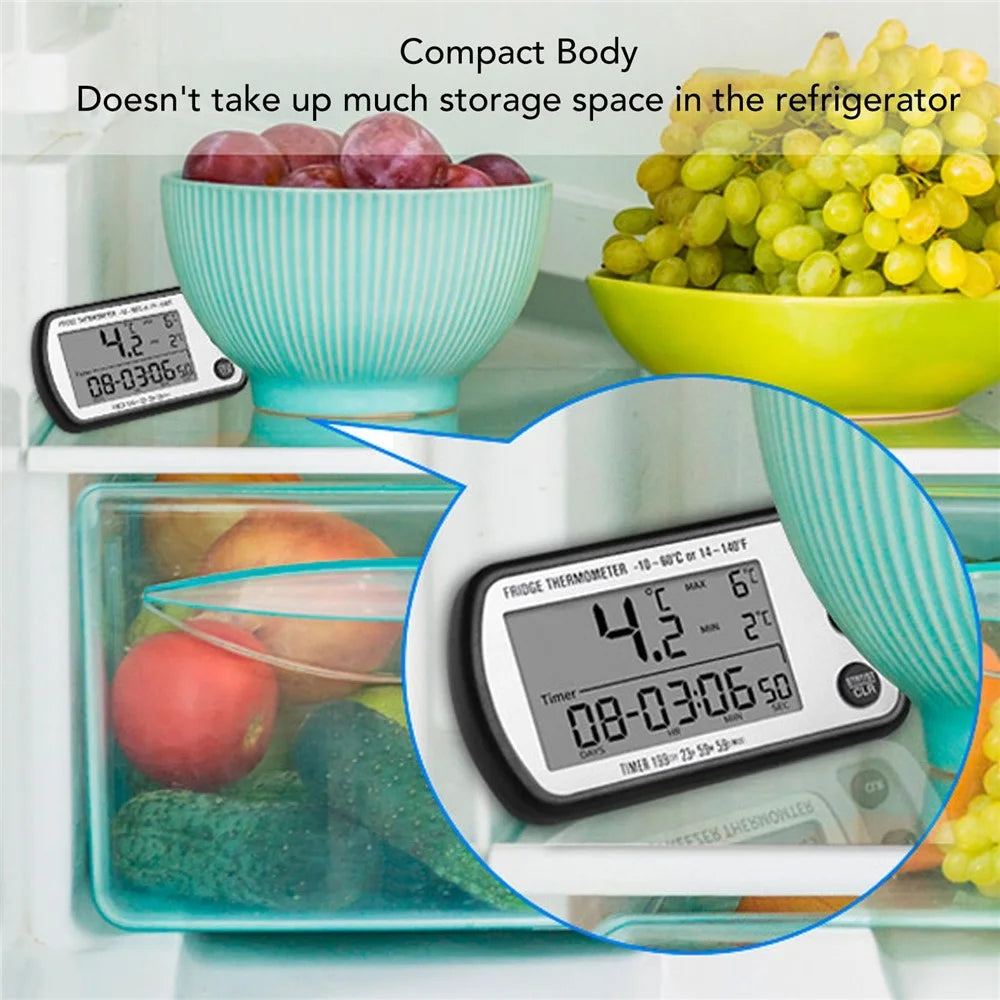 Magnetic Suction Digital Thermometer Refrigerator Food Preservation Electronic Temperature Tester - 3