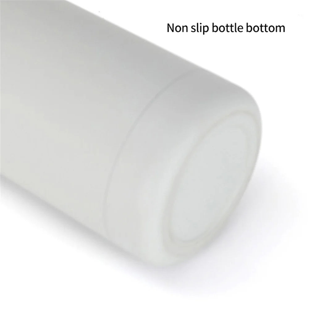 JUNSUNMAY 500ml Portable Candy Color 304 Stainless Steel Leakproof Vacuum Water Bottle (BPA Free, No FDA Certificate) - White - 7