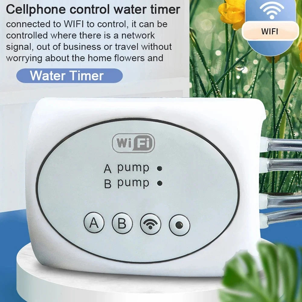 APP Remote Control Potted Plant Smart Watering Device Timer with 15m Water Pipe+20 Emitters - 5