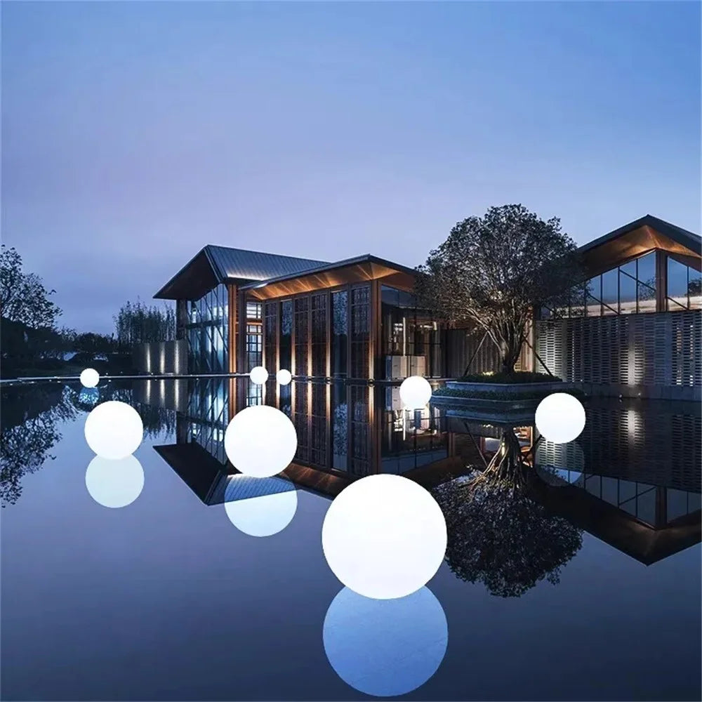 4Pcs Dimming RGBW 16 Colors Glowing Ball LED Garden Beach Party Lawn Lamp Swimming Pool Floating Ball - 6