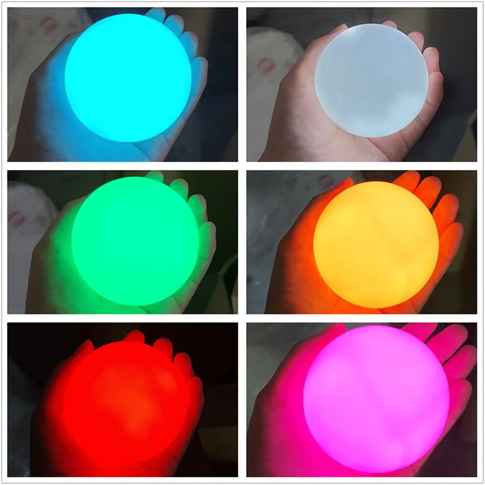 4Pcs Dimming RGBW 16 Colors Glowing Ball LED Garden Beach Party Lawn Lamp Swimming Pool Floating Ball - 7