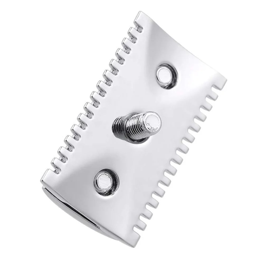 Double-Sided Razor Replacement Head Zinc Alloy Rust Resistant Shaver Head - 4