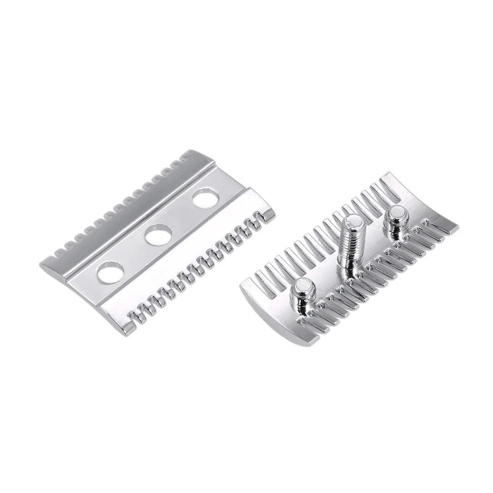 Double-Sided Razor Replacement Head Zinc Alloy Rust Resistant Shaver Head - 6