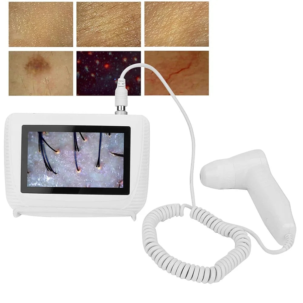 5 Inch Scalp Detector Digital Skin Analyzer Live Image Skin Microscope with 50X / 200X Magnification Lens - US Plug - 3