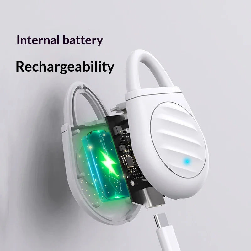 Ultrasonic Bird Repeller for Garden Balcony 3 Modes Rechargeable Automatic Mosquito Repellent - Black - 3