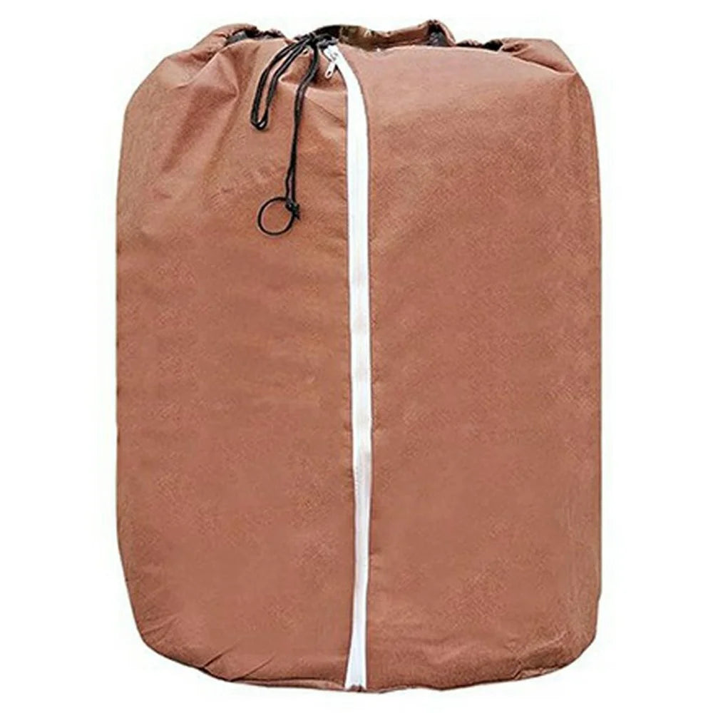 Plant Pot Cover Winter Protection Bag Frost Guard Cover with Zipper Drawstring, 40x40cm - 1