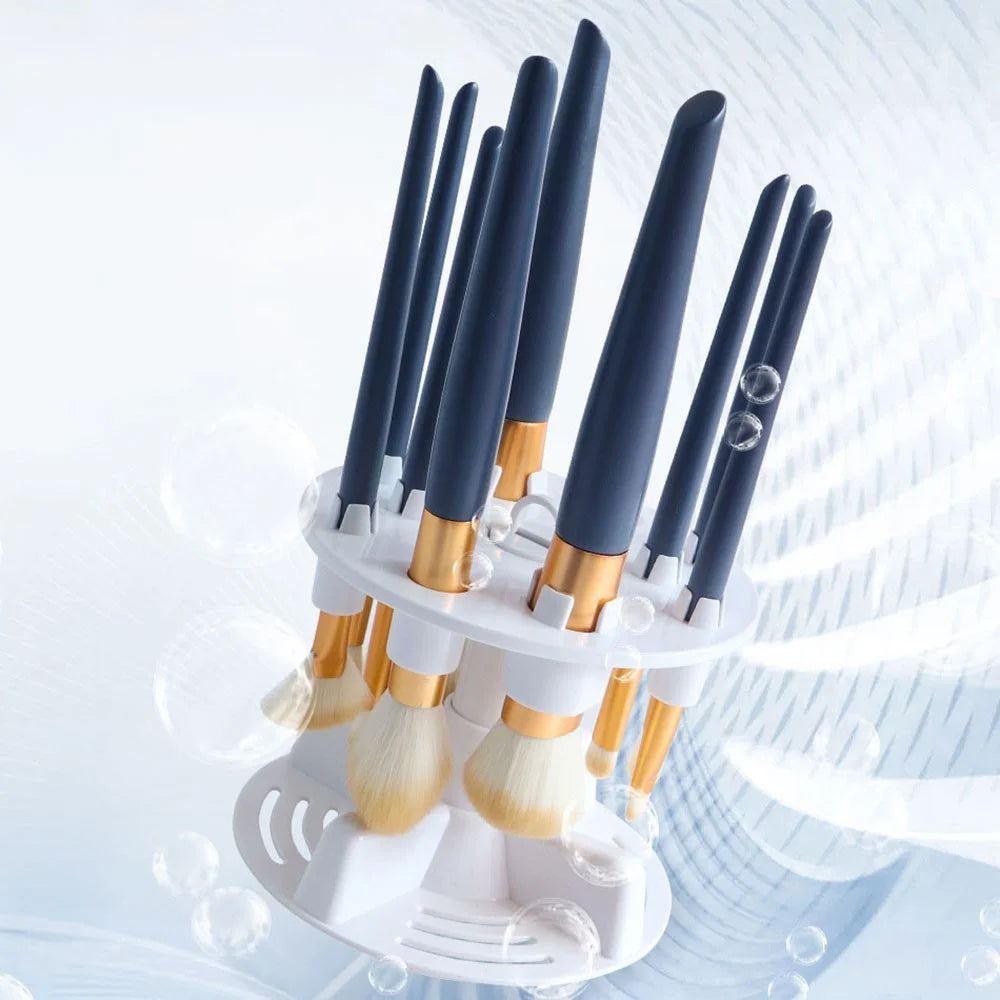 Electric Makeup Brush Cleaner with Ozone Cleaning Splash-Proof Cover Cosmetic Brush Cleaning Machine Gift - 7
