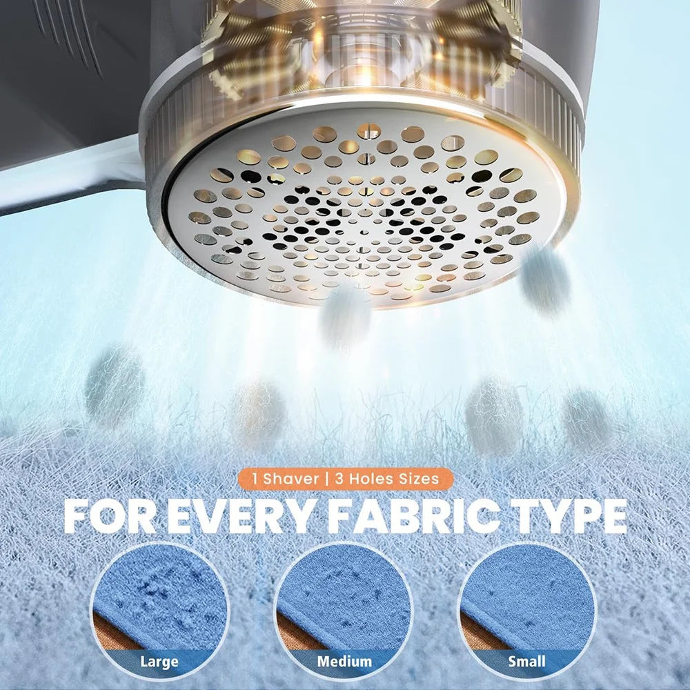 6-leaf Blades Fabric Shaver Electric Lint Remover for Clothing / Couch / Furniture - 6