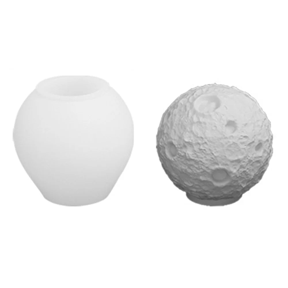 A101C-5 Planet Shape DIY Silicone Fondant Mold Cake Decorating Tool (BPA Free, No FDA) - 1