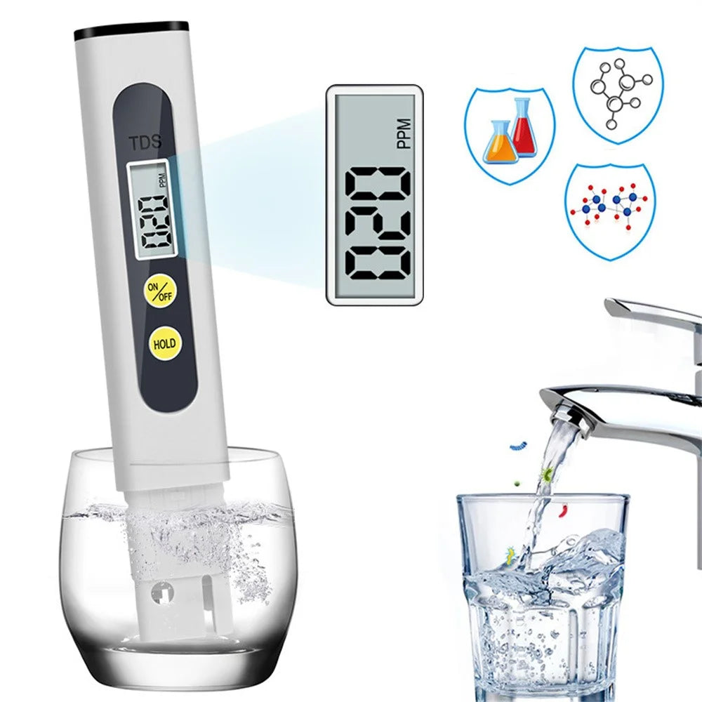 Portable Digital TDS Meter Household Water Quality Purity Tester Pen Measuring Tool - 6