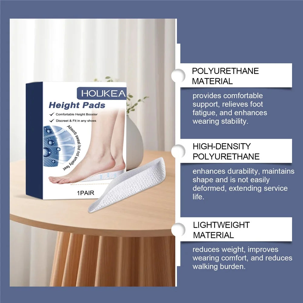 HOUKEA HK-J01-0104-01 1 Pair Increase Height Insoles Arch Support Heighten Insoles Shoes Pads - 5