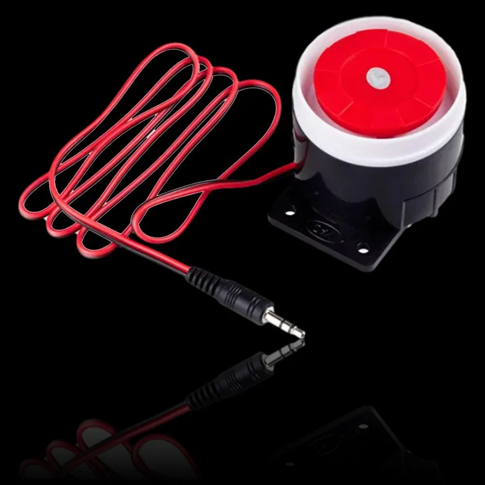 Anti-Theft Alarm Horn 120dB Wired Security Siren for Home Protection High Volume Warning Speaker - 4