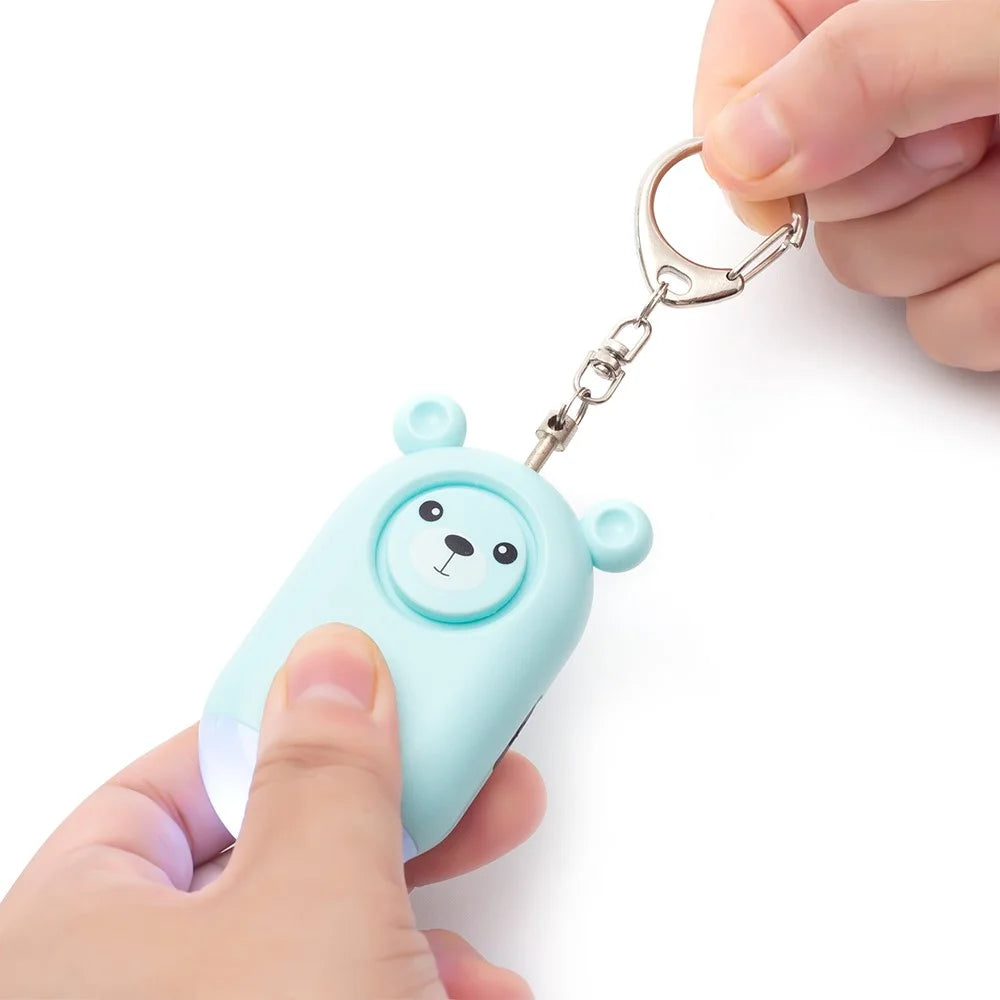S11 Personal Safety Alarm for Women USB Rechargeable SOS Emergency Alertor - Blue - 5
