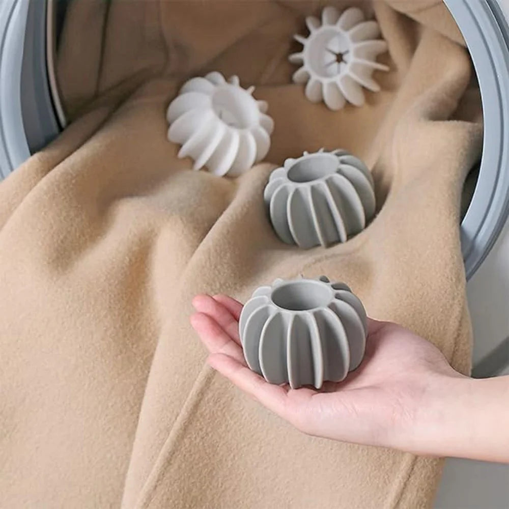 Silicone Laundry Washing Ball Anti Tangling Drum Washing Machine Clothes Cleaning Laundry Care Ball - White - 5