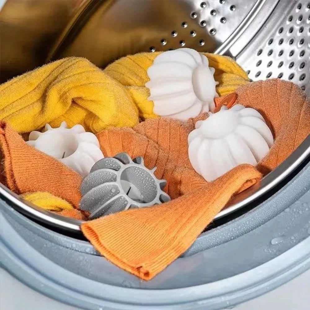 Silicone Laundry Washing Ball Anti Tangling Drum Washing Machine Clothes Cleaning Laundry Care Ball - White - 7