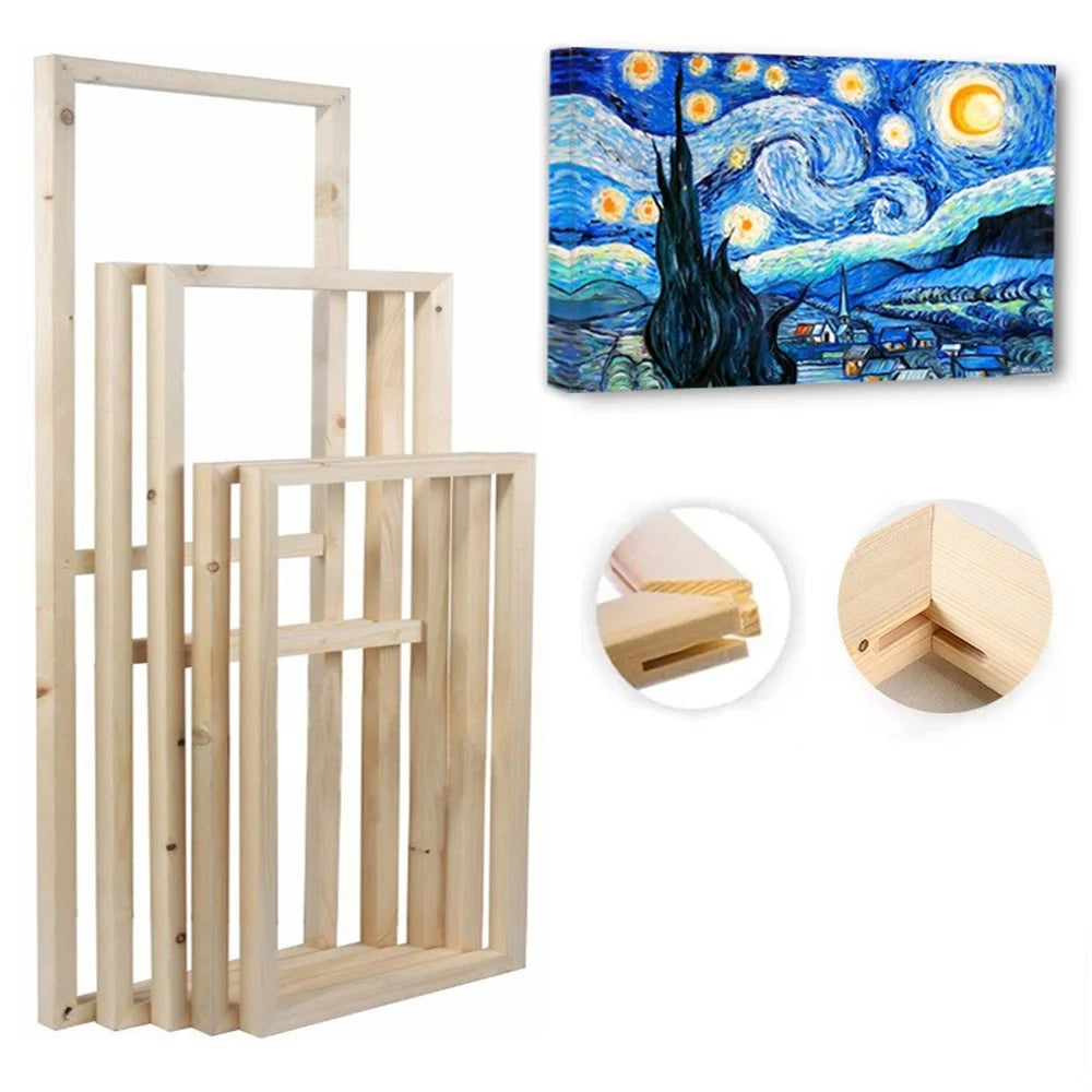20 x 20cm Solid Pine Wood Canvas Frames for Oil Paintings Poster Prints DIY Picture Inner Frame - 6