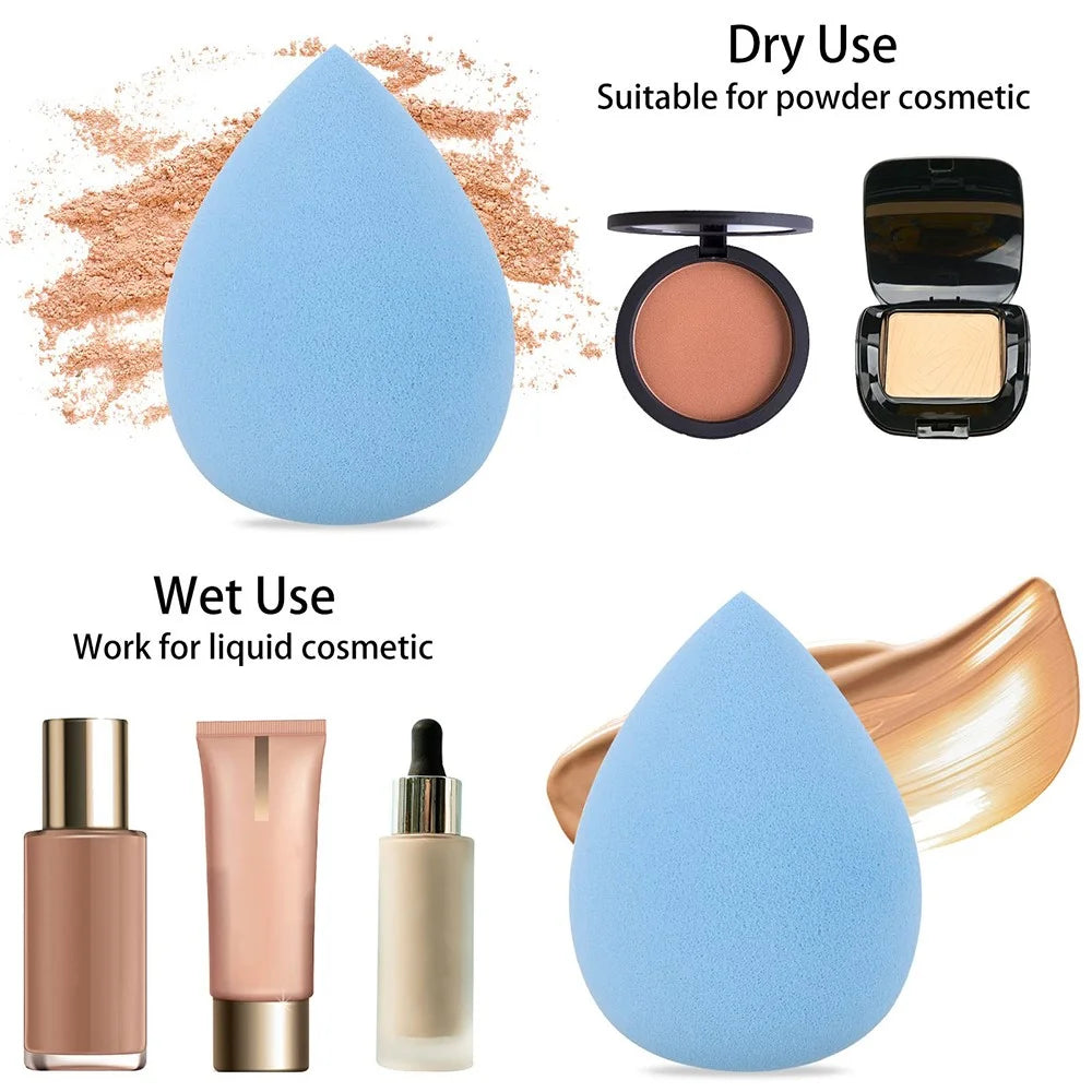 Cosmetic Puff Foundation Makeup Sponge Water Drop Shape Cosmetic Applicator (Random Color) - 2