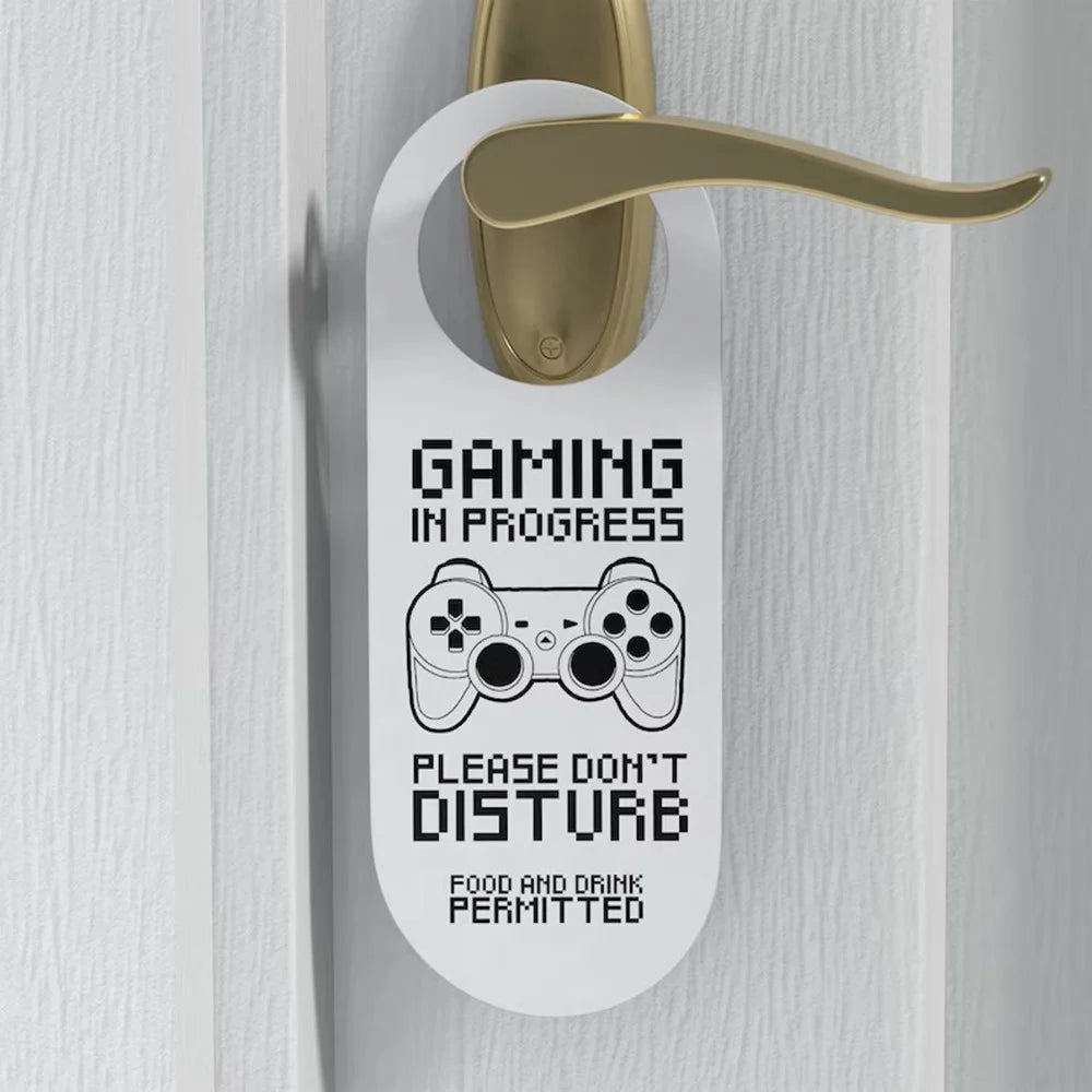 Please Don't Disturb Door Hanger Sign Acrylic Door Plate For Bedroom / Game Room Home Decor - 1
