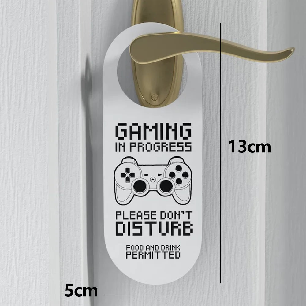 Please Don't Disturb Door Hanger Sign Acrylic Door Plate For Bedroom / Game Room Home Decor - 3