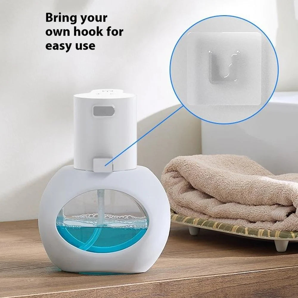 Automatic Liquid Soap Dispenser Touchless Infrared Sensor Hand Washing Machine - Foam Type / White - 7